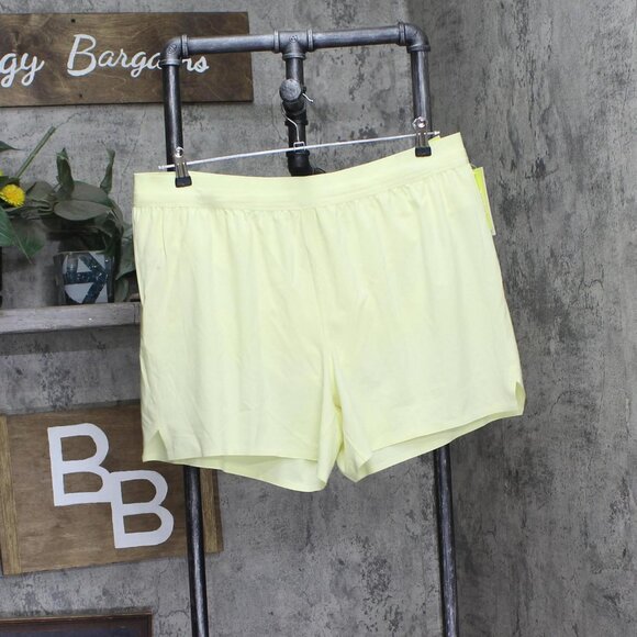 All In Motion Other - All In Motion Mens Run Shorts 5" Inseam 89390331 Lemon Yellow XL